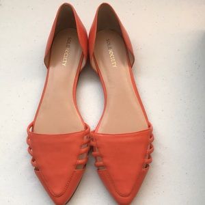 Sole society Orange flats